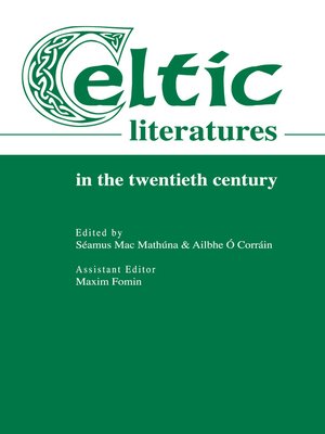cover image of Celtic Literatures in the Twentieth Century
